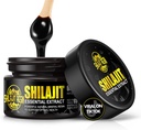 Boysea Organic Himalayan Shilajit Resin, 600mg Gold Grade Maximum potencja Natural Organic Shilajit Resin for Men & Women with 85 + Ślady minerałów i kwasu Fulvic for Focus & Energy, Immunitet - 1.7 Ounce