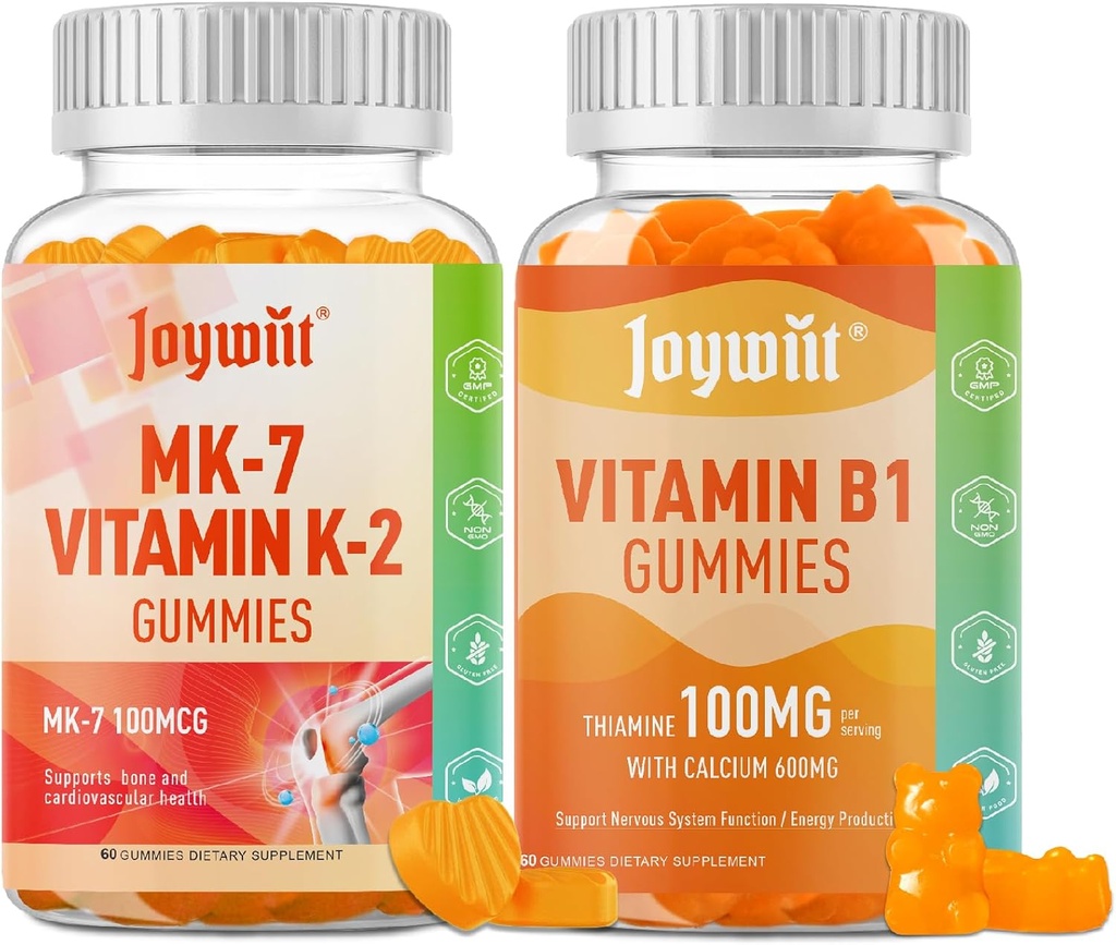 Gumie witaminy B1 i Gumie witaminy K2 MK7