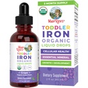 MaryRuth Organics Iron Supplement for Toddlers 124; Liquid Iron Supplement for Children Ages 1-3 Xellow124; Iron Supplement for Iron Deficiency Equipment 124; Ferrochel Xell124; Sugar Free Xell124; Vegan Xell124; Non-GMO Xell124; Gluten Free Xell124; 2 Fl Oz