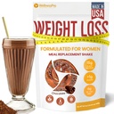 Mieszany shake zastępczy dla kobiet z czekoladowym aromatem, Keto Friendly, Kosher Protein Powder, Pre & Probiotyki dla łatwej trawienia, bez sukralozy, 16,9 Oz