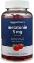 Basics Melatonin, Sleep Support Gummies, Strawberry Flavor, 5mg, 120 Count (Wcześniej Solimon)