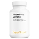 SuperSmart - Multimineral Complex Supplement (Full Spectrum) - z Magnezu, Cynk, Boron, Wapń, Chrom, Selen, Jod, Potasu Agregat 124; Non-GMO & Gluten Free - 90 Kapsułki wegetariańskie