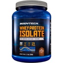 BODYTECH Proszek z izolatu białka serwatki - 25 gramów białka na serwowanie, Idealny do post- Workout Muscle Building and Growth, Bogaty aromat czekoladowy, Zawiera mleko i soję (1.5 Funt / 21 Służenie)