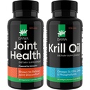 Daiwa Joint and Krill Oil Supplement Pack - Omega 3 Krill Oil Capsules with Herbal Blend, 2- in-1 Formula