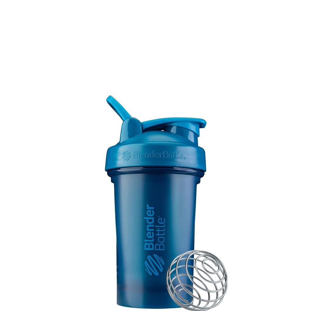 Butelka BlenderBottle Classic V2 Shaker Butelka Perfect for Protein Shakes and Pre Workout, 20- Ounce, Ocean Blue
