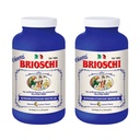 Brioschi włoski Lemon Flavored Effervescent Heartburn, Zdenerwowany żołądek, Niestrawność kwasowa, 8,5 oz butelka (Opakowanie po 2)