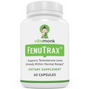 Ekstrakt VitaMonk FenuTrax ™ Fenugreek Potężny 50% Ekstrakt Nasiona kozieradki Standaryzowany dla Fenuzydu - Wysoka zawartość glikozydu i saponiny W porównaniu do Testofen - 60 Kapsułki