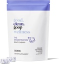 Good .clean.goop Wellness Skinspiration Beauty Chews 124; Suplement diety dla świecącej skóry 124; Witamina E & Niacyna 124; Pomarańczowy nektaryna zapachowy 124; Wzmocnienie pielęgnacji skóry Rutynowe 124; Opakowanie z 30 żuć 124; Wegan