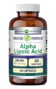 Amazing Formulas Alpha Lipoic Acid Acidum 124; 200 Mg Supplement Acidum 124; Capsules Acidum 124; Non-GMO Acidum 124; Gluten- Free Acidum 124; Made in USA (1 Pack, 60)