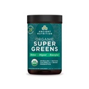Ancient Nutrition Super Zielonych Proszek, Organic Superfood Proszek z probiotykami Made with Spirulina, Chlorella, Match, i Enzymy trawienne, 25 Słupki, 7.05oz