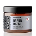 Balsam z brodą dla mężczyzn - Travel Pack - Wspiera grubsze brody, perła Snap Scent, naturalne składniki Masło zmniejsza suchość i poprawia wygląd - 2 oz