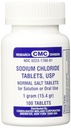 Chlorek sodu Tabletki 1 Gm, USP Normalne tabletki soli - 100 tabletek