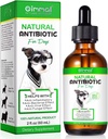 Naturalny Dog Antybiotyki Suplement - Ziołowe Antybiotyki Krople do immunologicznego, alergii i wsparcia skóry - Swędząca Skóra, Uszy i Hot Spot Relief - dla wszystkich ras