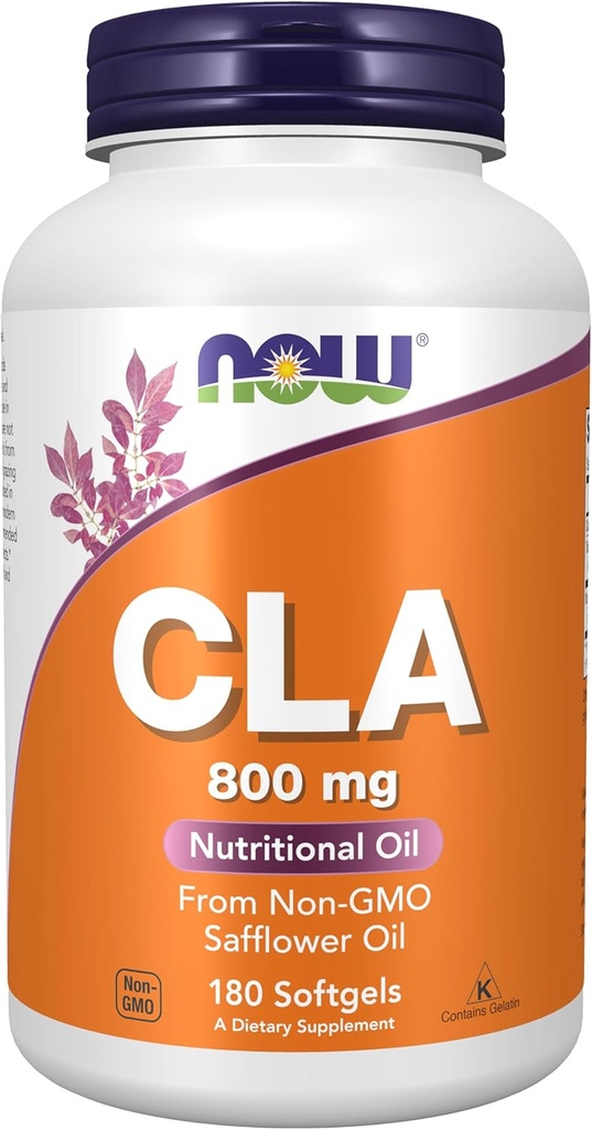 Teraz suplementy, CLA (Kwas linolowy) 800 mg, Olej odżywczy, 180 Softgels