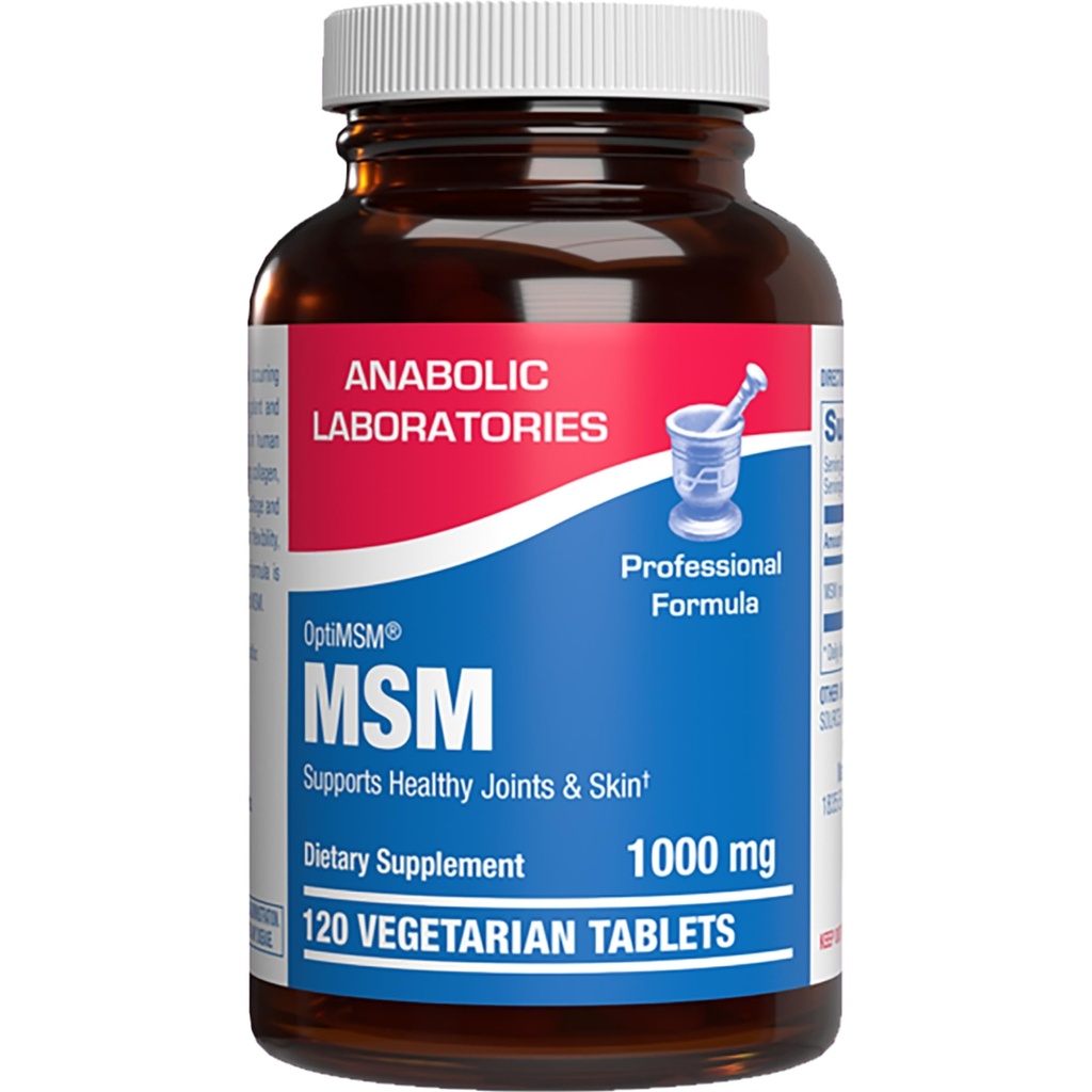 Metylosulfonylometan MSM Supplement 1000mg - Wysoka wytrzymałość miękka tkanka & Joint Supplement with MSM from OptiMSM - Vegetarian Non-GMO & Made in the USA in cGMP Faciliations - 60 Servings