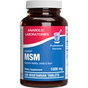 Metylosulfonylometan MSM Supplement 1000mg - Wysoka wytrzymałość miękka tkanka & Joint Supplement with MSM from OptiMSM - Vegetarian Non-GMO & Made in the USA in cGMP Faciliations - 60 Servings