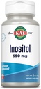 Inozytol KAL Proszek 550mg, Zdrowie mózgu, Układ nerwowy i suplement pomocy nastrojowej, Wspomaganie zdrowia komórkowego, Wzmożona receptura absorpcyjna, Łatwa do wymieszania, Aprox. 102 Służenie, 2oz