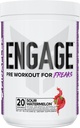 FINAFLEX Engage pre Workout, Sour Arbuz - Trener Harder, Dłuższe i Mocniejsze - Obejmuje kreaturę, Beta- Alanina, Alpha GPC, Citrulline & Kofeina - 20 Służenia