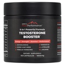 męski PeakPerformance - Testosteron suplement booster dla mężczyzn - Boost Stamina, Wzrost mięśni, Energia, Siła, Endurance & Drive - Ashwagandha, Tribulus, L- Arginina, Tongkat Ali- 90 Kapsułki