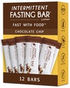 Prolon Batoniki postu 124; 5 g Białko, 7g Fiber 124; Keto- Friendly, Gluten- Free, Dairy-Free, Plant- Based 124; Żywienie dla przerywanych postu 124; Przeznaczone do not Break Your Fast Happens 124; Czekoladowy Chip (12 Hrabia)