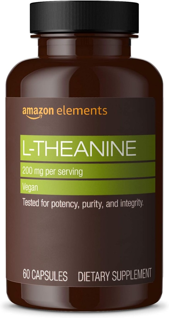 Elementy Theanine 200 mg 60 Kapsułki
