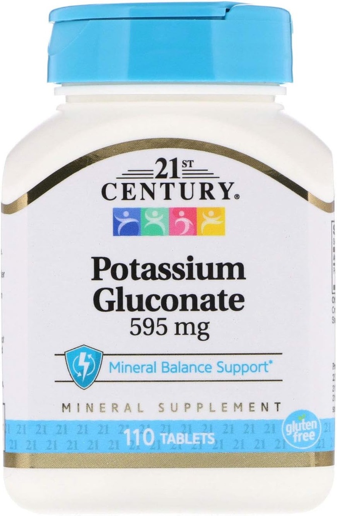 21 Century Potasu 99Mg Tabletki 100 + 10 Liczba (2 opakowania)
