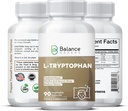 L- Tryptofan 250mg, 90 Kapsułek Veg - Suplement do spokojnego snu i relaksacji