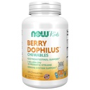 Teraz żywności Suplementy, BerryDophilus ™ z 2 Miliard, 10 szczeliny probiotyczne, Xylitol Sweetened, Szczepy zweryfikowane, 120 Chewables, opakowania mogą się różnić