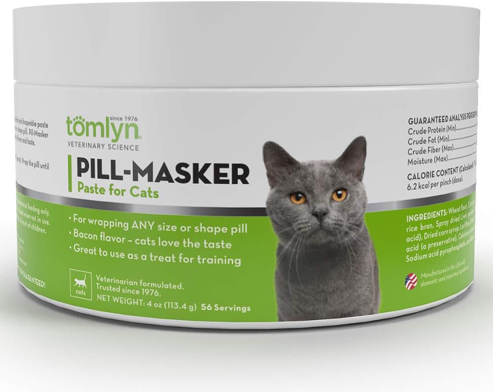 Tomlyn Pill- Masker Bacon- Pasta zapachowa dla kotów, 4oz