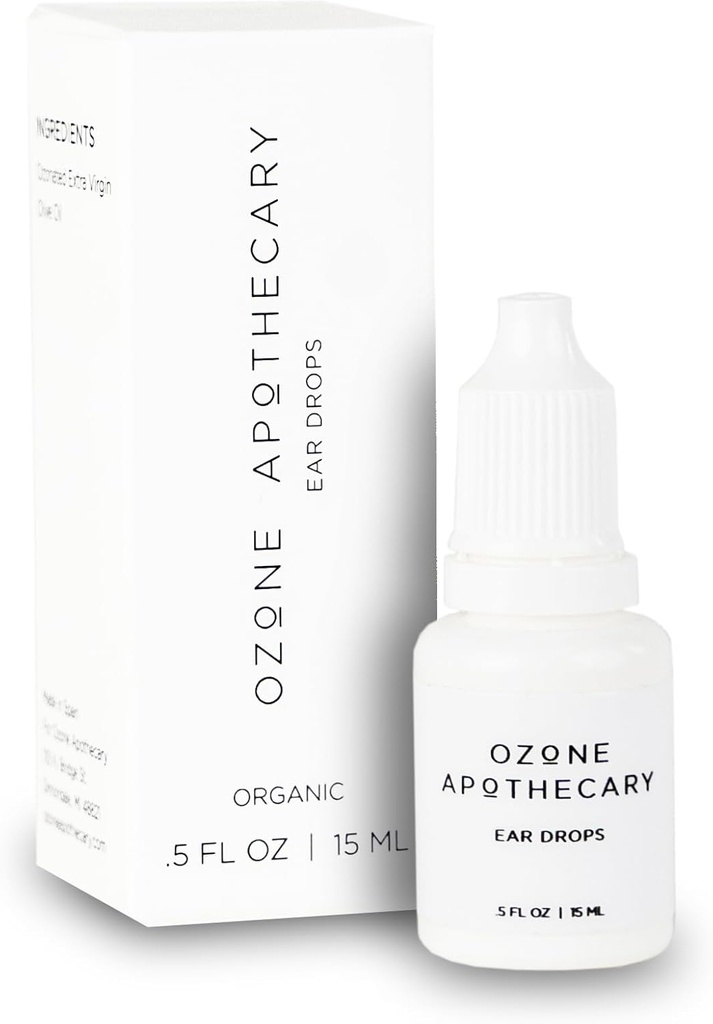 Organiczne krople do uszu 124; Ozon Oil Infused Ear Care 124; Ozon Oil to Nourish, Chroń i czyści dla ludzi i zwierząt domowych