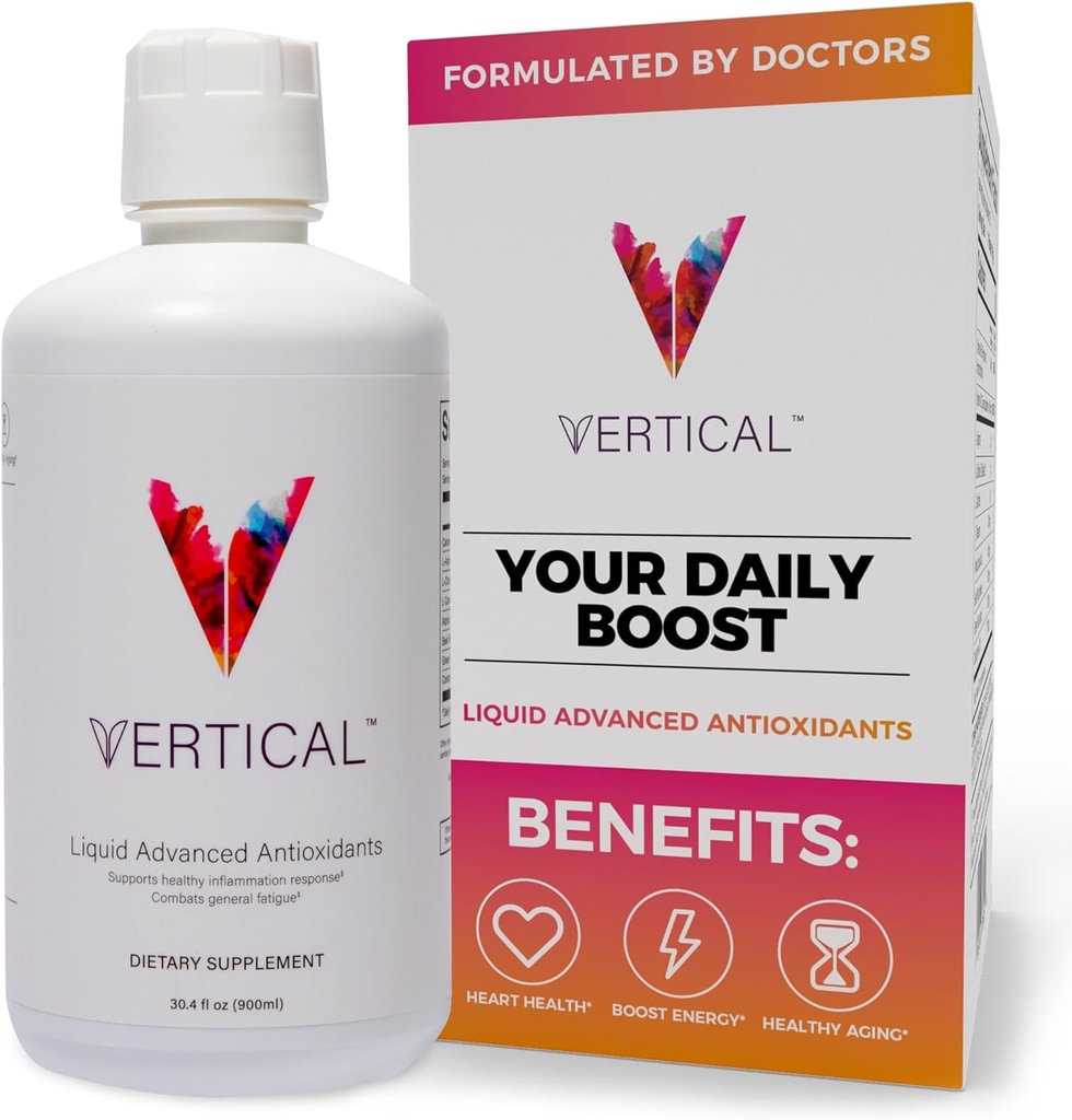 Nitric Oxide Liquid Antioxidant Supplement - Doctor-Formulated for Enhanced Energy, Focus, and Wellness Support - L-Arginine, CoQ10, Alpha Lipoic Acid, 30 oz