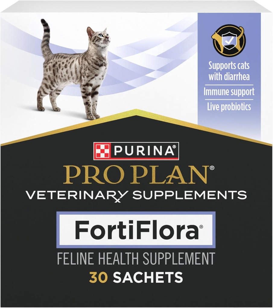 Purina Pro Plan suplementy weterynaryjne FortiFlora Probiotyki dla kotów z biegunką Kot Suplementy