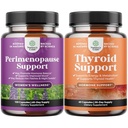 Paleta Perimenopauzy Suplement z Maca Root Vitex Berry & Black Cohosh dla Hot Flashs Night Sweats Hormon Balance & Mood i Tyroid Wsparcie z L Tyrosine Bladderwrack Selenium & Ashwagandha