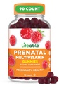 Żywotna multiwitytamina prenatalna z żeliwem i choliną 124; Witaminy prenatalne o dużym smaku dla kobiet 124; żele prenatalne o niezmodyfikowanym działaniu wegetariańskim 124; gumki gumowe 90