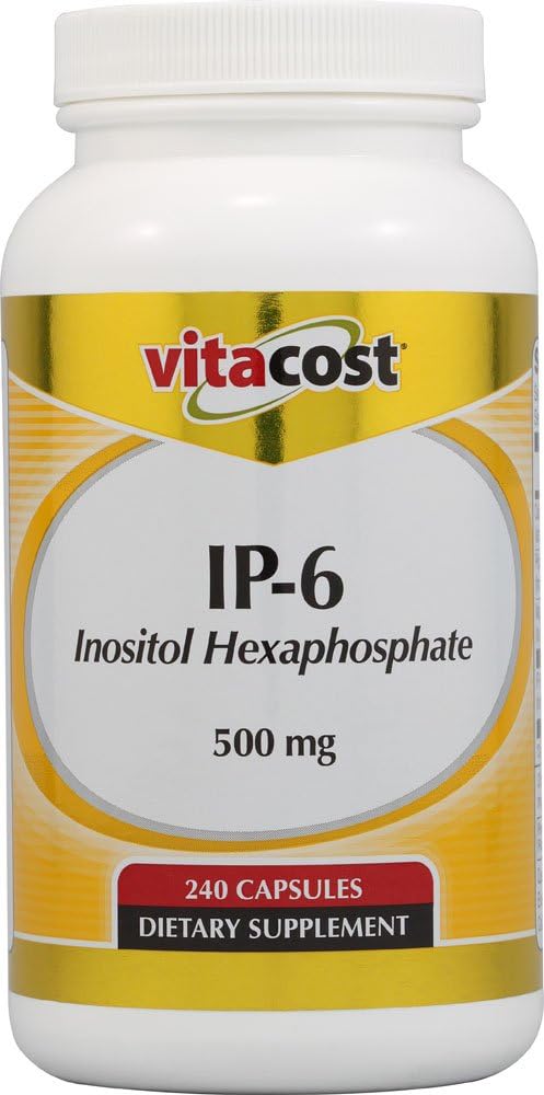 Vitacost IP- 6 Heksafosforan inozytolu - 500 mg - 240 kapsułek