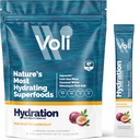 Vali Electrolytes w proszku Pakiety 124; Nie dodawany cukier Electrolyte Drink Mix do nawadniania 124; Keto & Post Friendly, Natural Superfoods & Minerals