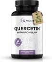 Quercetin z Bromelain (1000mg Servings) - 120 Veggie Capsule Supplement - Wspiera zdrowe funkcje immunologiczne u mężczyzn i kobiet, Wegan, Non-GMO, Made in USA
