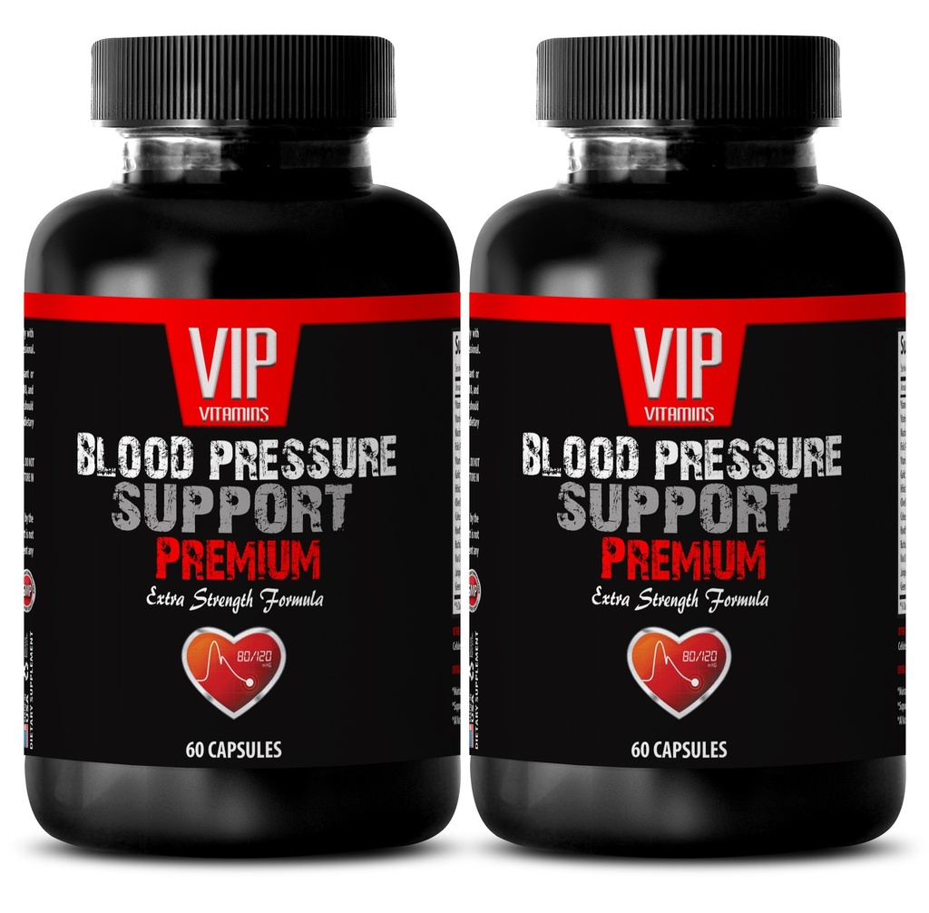 VIP VITAMINS Olive Leaf Extract Super Siła - Support ciśnienia krwi - jeść więcej owoców (2 butelki - 120 kapsułek)