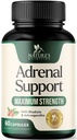 Adrenalina Supplements Cortex Complex, Best Energy Supplement, Pomaga Cortisol Health & Energy Poziomy, Codzienne Ashwagandha dla kobiet i mężczyzn, Wspiera Zmęczenie nadnerczy i układu immunologicznego, 60 Kapsułki