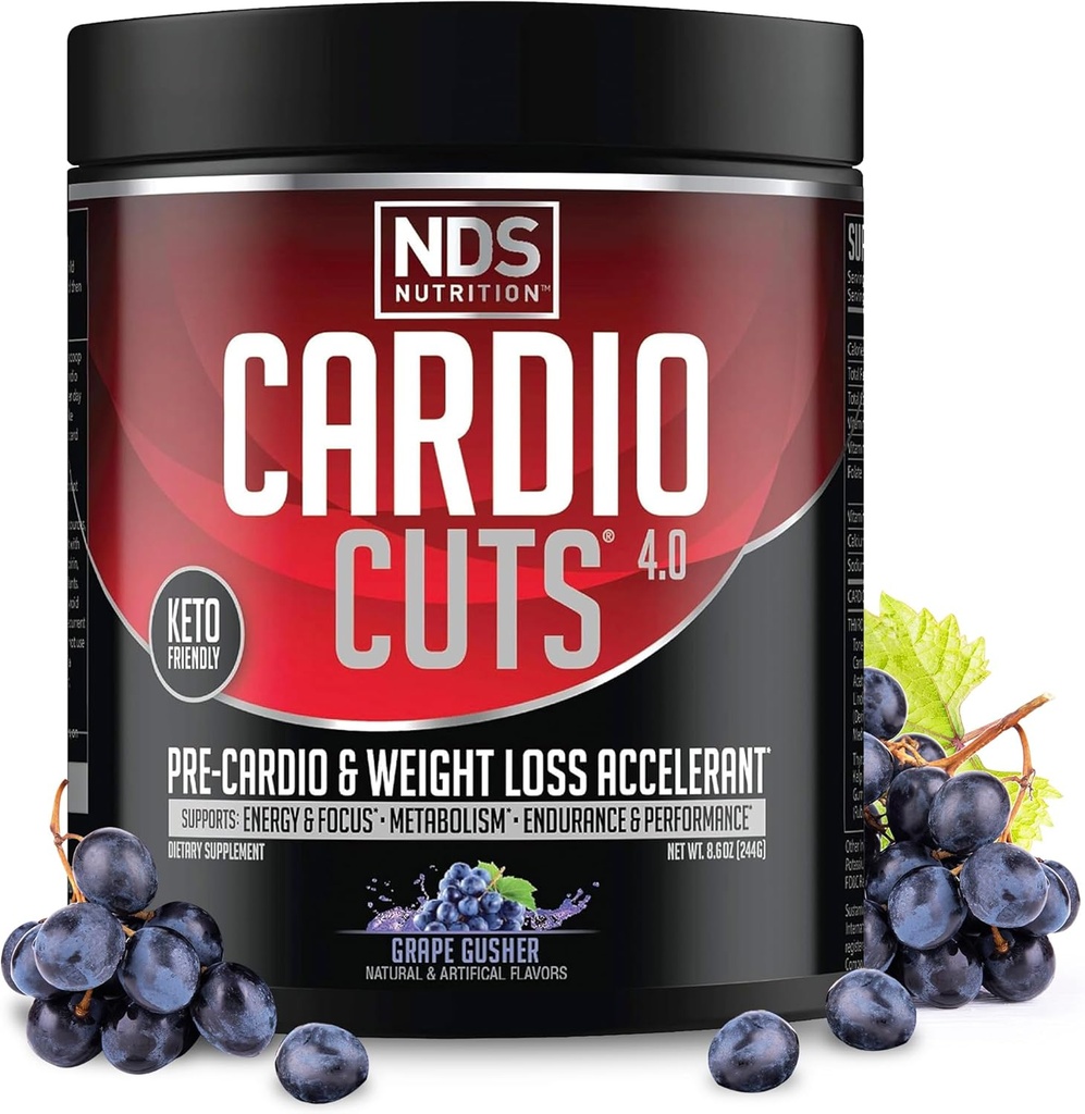 NDS Nutrition Cardio Cuts 4.0 - Gusher winogronowy, 20 porcji (opakowanie po 1)
