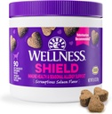 Wellness Salmon Flavored Soft Chew immunologiczne i alergiczne Suplementy dla psów, 90 Count