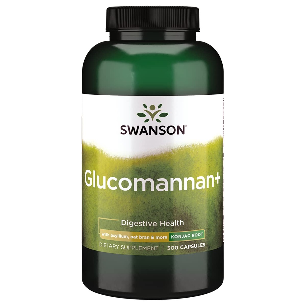 Swanson Glukomannan + 300 kapsułek