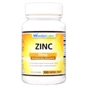 Wonder Laboratories Chelated Glukonian cynku 50 mg - Wspiera zdrową skórę, układ immunologiczny, wzrost komórek, i więcej - 100 Tabletki wegetariańskie