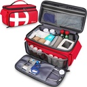 Mancro Torby pierwszej pomocy Puste, Medyczna torba podróżna z wieloma kieszeniami, Pill Bottle Organizer for Travel, Magazynowanie domu, Torba urazowa dla EMT, Pielęgniarki, Lekarz, Emergency Bag for Medicine, Dostawy medyczne