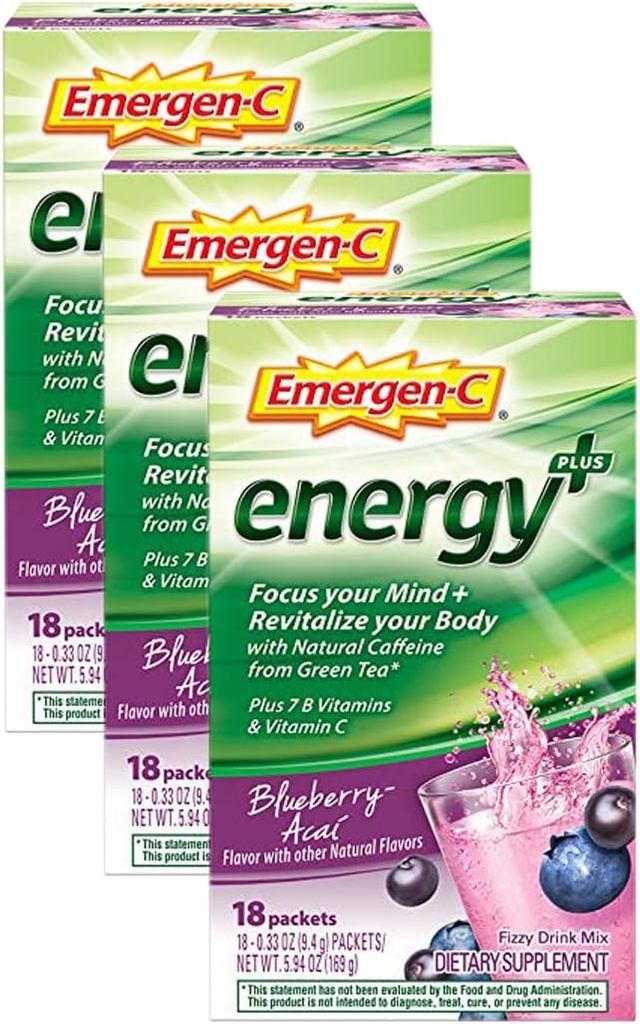 Suplement Emergen- C, 18 sztuk (opakowanie po 3 sztuki)