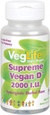 VegeLife Supreme Vegan D Vegan Tablet, 2000 iu, 100 Count
