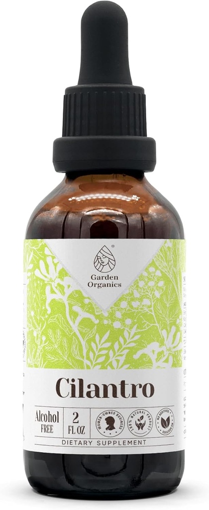 Ekstrakt z nalewki naturalnej, system immunologiczny booster, płynne krople wykonane z 100% Cilantro Suszony Liść (2 fl oz)