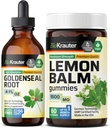 BIO KRAUTER Goldenseal nalewka 4 Fl. Oz. & Lemon Balm 60 Gummies