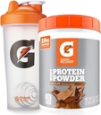 Butelka Gatorade Shaker do siłowni, 28 Ounce, Plastic i Gatorade Protein z serwatki, Czekolada