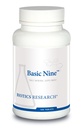 Basic Biotics Research Nine Whole Food Sourced rzadkie minerały śladowe, Fitochemicznie Funt, Zawiera przeciwutleniacze i katalazy, 100 Tabletki